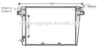 Теплообменник AVA QUALITY COOLING BW2058