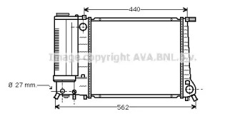 Теплообменник AVA QUALITY COOLING BW2081