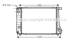 Теплообменник AVA QUALITY COOLING BW2086