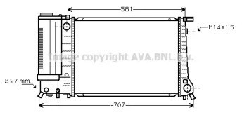 Теплообменник AVA QUALITY COOLING BW2090