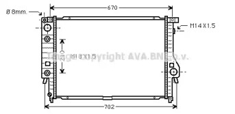 Теплообменник AVA QUALITY COOLING BW2092