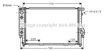 Теплообменник AVA QUALITY COOLING BW2094