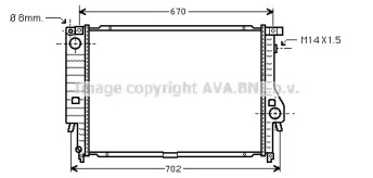 Теплообменник AVA QUALITY COOLING BW2102