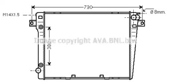 Теплообменник AVA QUALITY COOLING BW2107