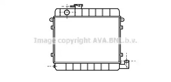 Радиатор, охлаждение двигателя AVA QUALITY COOLING BW2114