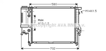 Теплообменник AVA QUALITY COOLING BW2122