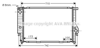 Теплообменник AVA QUALITY COOLING BW2133