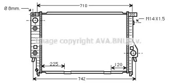 Теплообменник AVA QUALITY COOLING BW2145