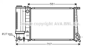 Теплообменник AVA QUALITY COOLING BW2163