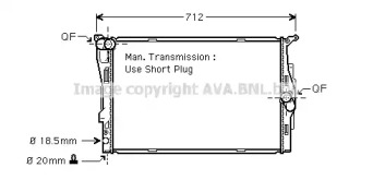 Теплообменник AVA QUALITY COOLING BW2291