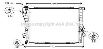 Теплообменник AVA QUALITY COOLING BW2301