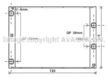 Теплообменник AVA QUALITY COOLING BW2404