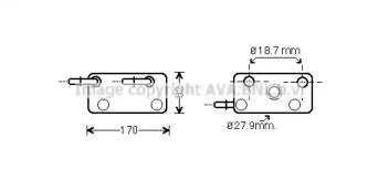 Теплообменник AVA QUALITY COOLING BW3347