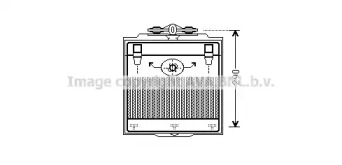 масляный радиатор, двигательное масло AVA QUALITY COOLING BW3400