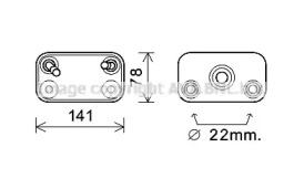 Теплообменник AVA QUALITY COOLING BW3406