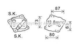 Теплообменник AVA QUALITY COOLING BW3412