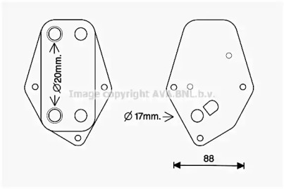 Теплообменник AVA QUALITY COOLING BW3557