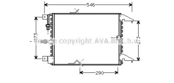 Конденсатор AVA QUALITY COOLING BW5174