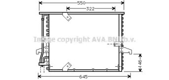 Конденсатор AVA QUALITY COOLING BW5180