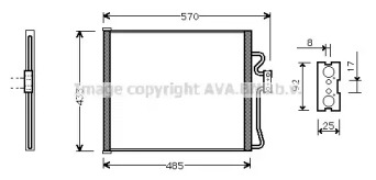 Конденсатор AVA QUALITY COOLING BW5185