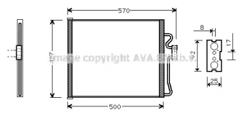 Конденсатор AVA QUALITY COOLING BW5192