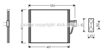 Конденсатор AVA QUALITY COOLING BW5213