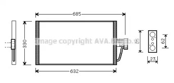 Конденсатор AVA QUALITY COOLING BW5254