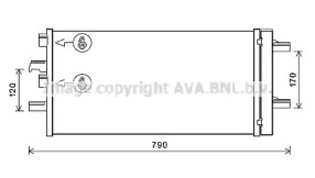 Конденсатор, кондиционер AVA QUALITY COOLING BW5550D