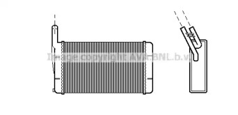 Теплообменник, отопление салона AVA QUALITY COOLING BW6077