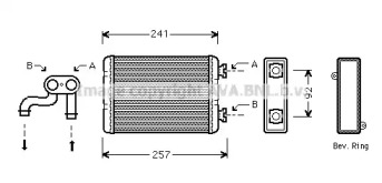 Теплообменник AVA QUALITY COOLING BW6257