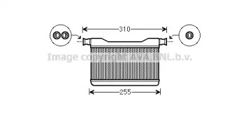 Теплообменник, отопление салона AVA QUALITY COOLING BW6382