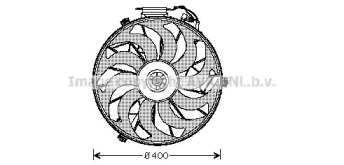 Вентилятор, охлаждение двигателя AVA QUALITY COOLING BW7507