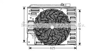 Вентилятор AVA QUALITY COOLING BW7508