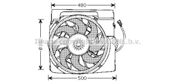 Вентилятор AVA QUALITY COOLING BW7511