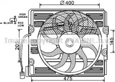 Вентилятор AVA QUALITY COOLING BW7512