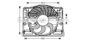 Вентилятор AVA QUALITY COOLING BW7513