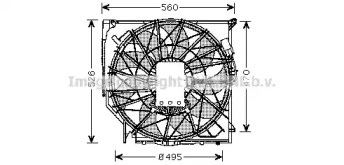 Вентилятор AVA QUALITY COOLING BW7521