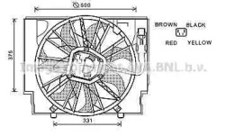 Вентилятор AVA QUALITY COOLING BW7529