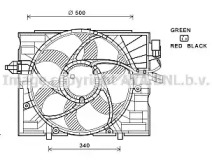 Вентилятор, охлаждение двигателя AVA QUALITY COOLING BW7532