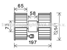 Электродвигатель AVA QUALITY COOLING BW8483