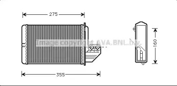 Теплообменник AVA QUALITY COOLING BWA6172