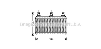 Теплообменник AVA QUALITY COOLING BWA6341