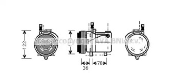 Компрессор AVA QUALITY COOLING BWAK060