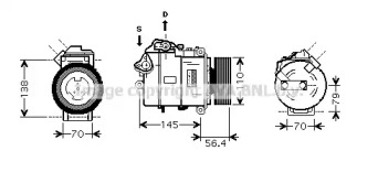 Компрессор AVA QUALITY COOLING BWAK330