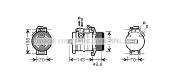 Компрессор AVA QUALITY COOLING BWAK334