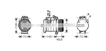 Компрессор AVA QUALITY COOLING BWAK345