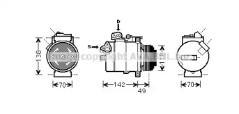 Компрессор AVA QUALITY COOLING BWAK389