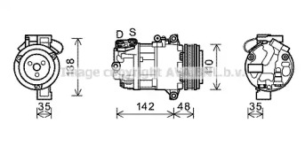 Компрессор AVA QUALITY COOLING BWAK390