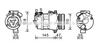 Компрессор AVA QUALITY COOLING BWAK395