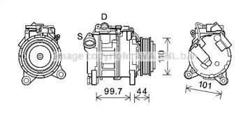 Компрессор AVA QUALITY COOLING BWAK493